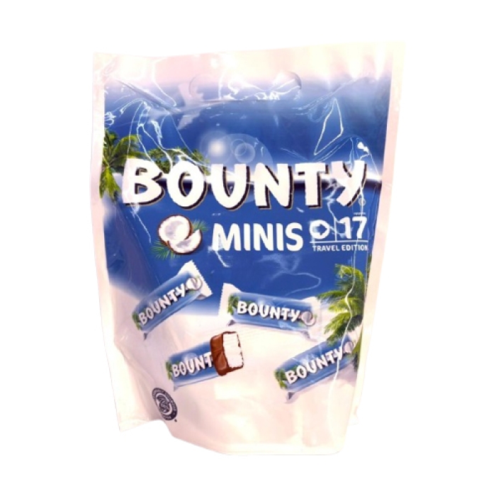 Bounty Chocolate Minis 333gm Bag - Image 1