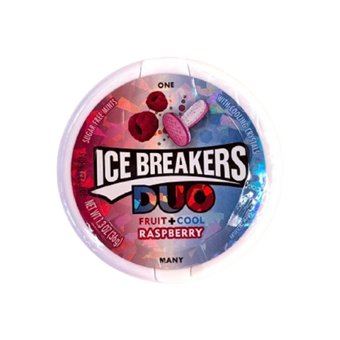 Ice Breakers Mint Duo Raspberry 1.3 OZ - Image 1
