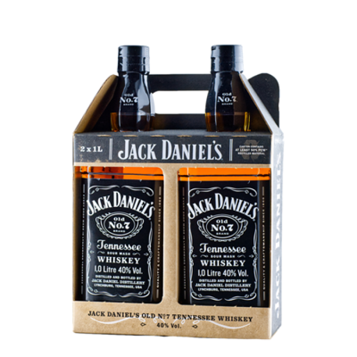 Jack Daniels Old No.7 Twin Pack 2x100cl - Image 1