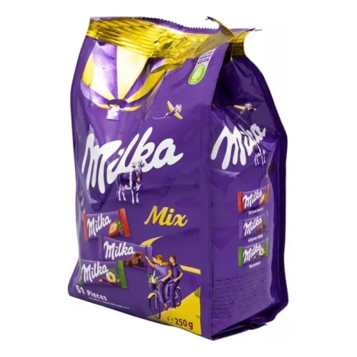 Milka Mini Chocolate Super Mix Bag 450G - Image 1