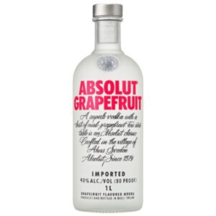 Absolut Vodka Grapefruit 40% 100cl - Image 1