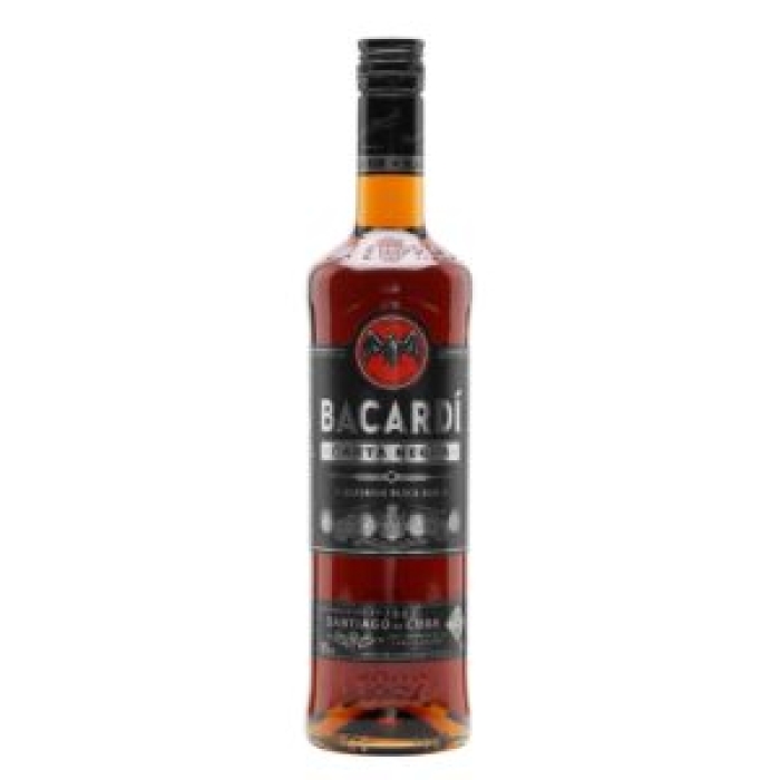 Bacardi Carta Negra Black Rum 100cl - Image 1