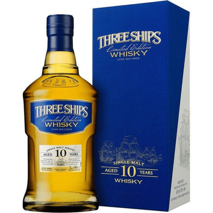 Three ships 10YO single malt whisky 75cl - Image 1