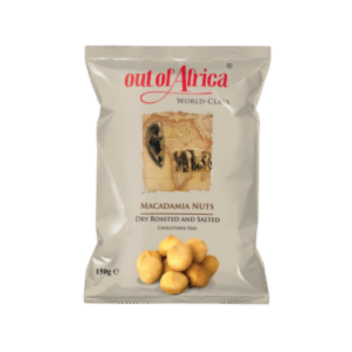 OOA Macadamia Nuts Rstd&Salted 150G Pk - Image 1