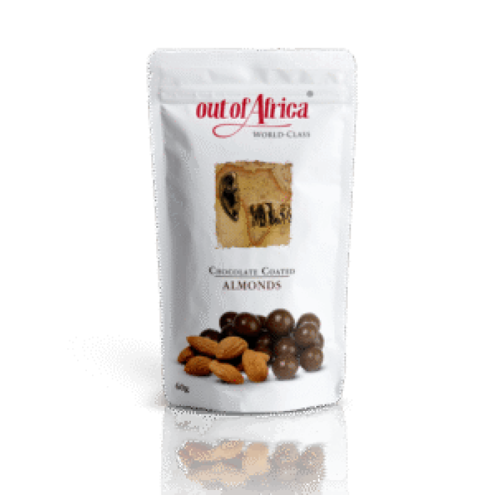 OOA Chocolate Coated Almond 60Gm - Image 1