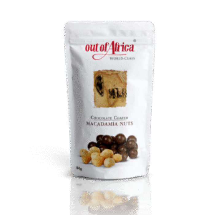 OOA Chocolate Coated Macadamia Nuts 80G - Image 1