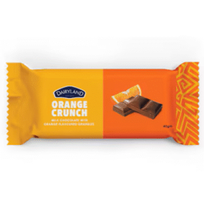 Dairyland Chocolate Orange Crunch 40Gm - Image 1