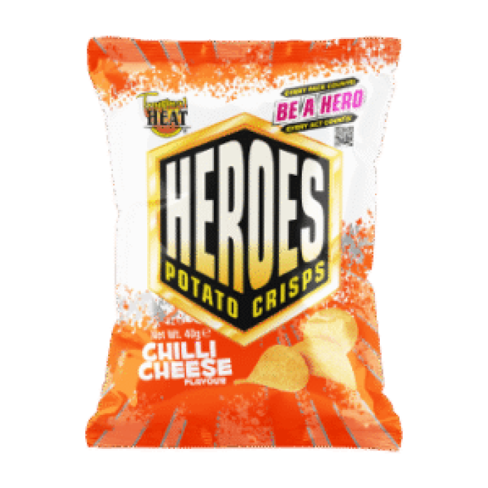 TropicalHeat Heroes Cheese&Onion 110g - Image 1