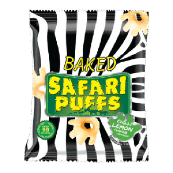 TropicalHeat SafariPuffs ChilliLemn100Gm - Image 1